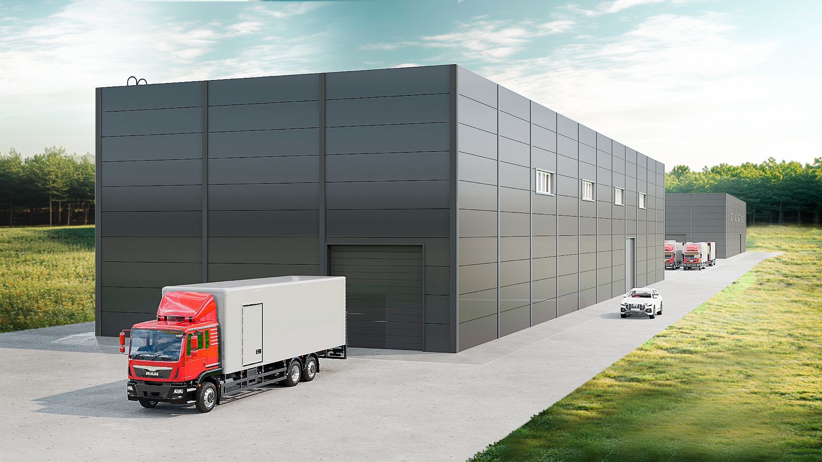 Макет будущего логистического центра на Мурманском шоссе