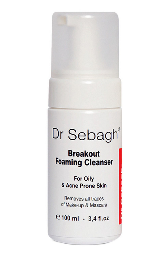 Очищающая пенка для жирной кожи и кожи с акне Breakout Foaming Cleanser. For Oily &amp; Acne Prone Skin, Dr Sebagh, 4680 руб. (ЦУМ)