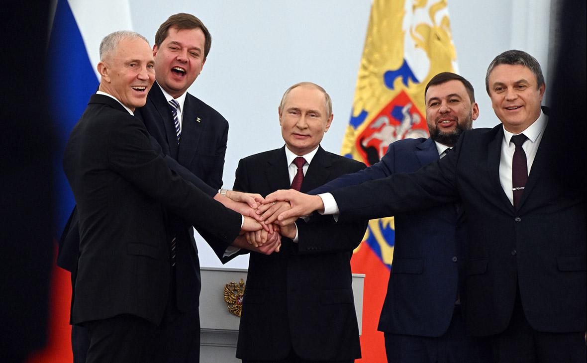Путин подписал договор о вхождении новых территорий в состав России — РБК