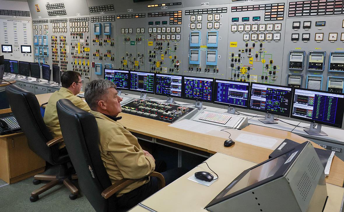 Центр управления на Запорожской атомной электростанции