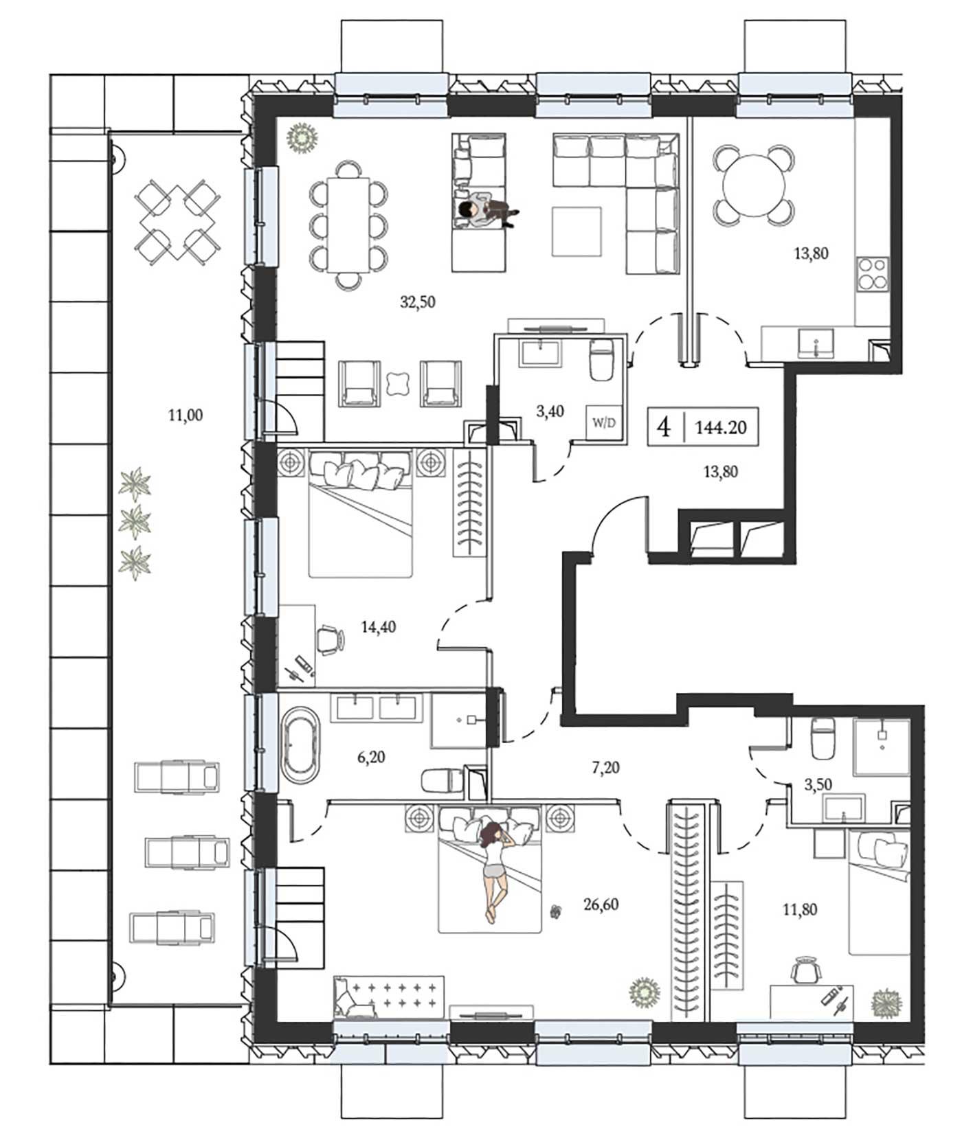 Просторные планировки для роскошной жизни