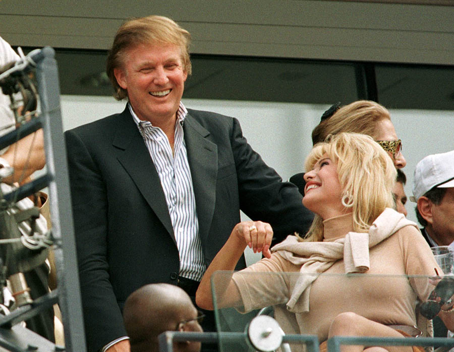 Дональд Трамп&nbsp; со своей бывшей женой Иваной Трамп&nbsp;1997 год