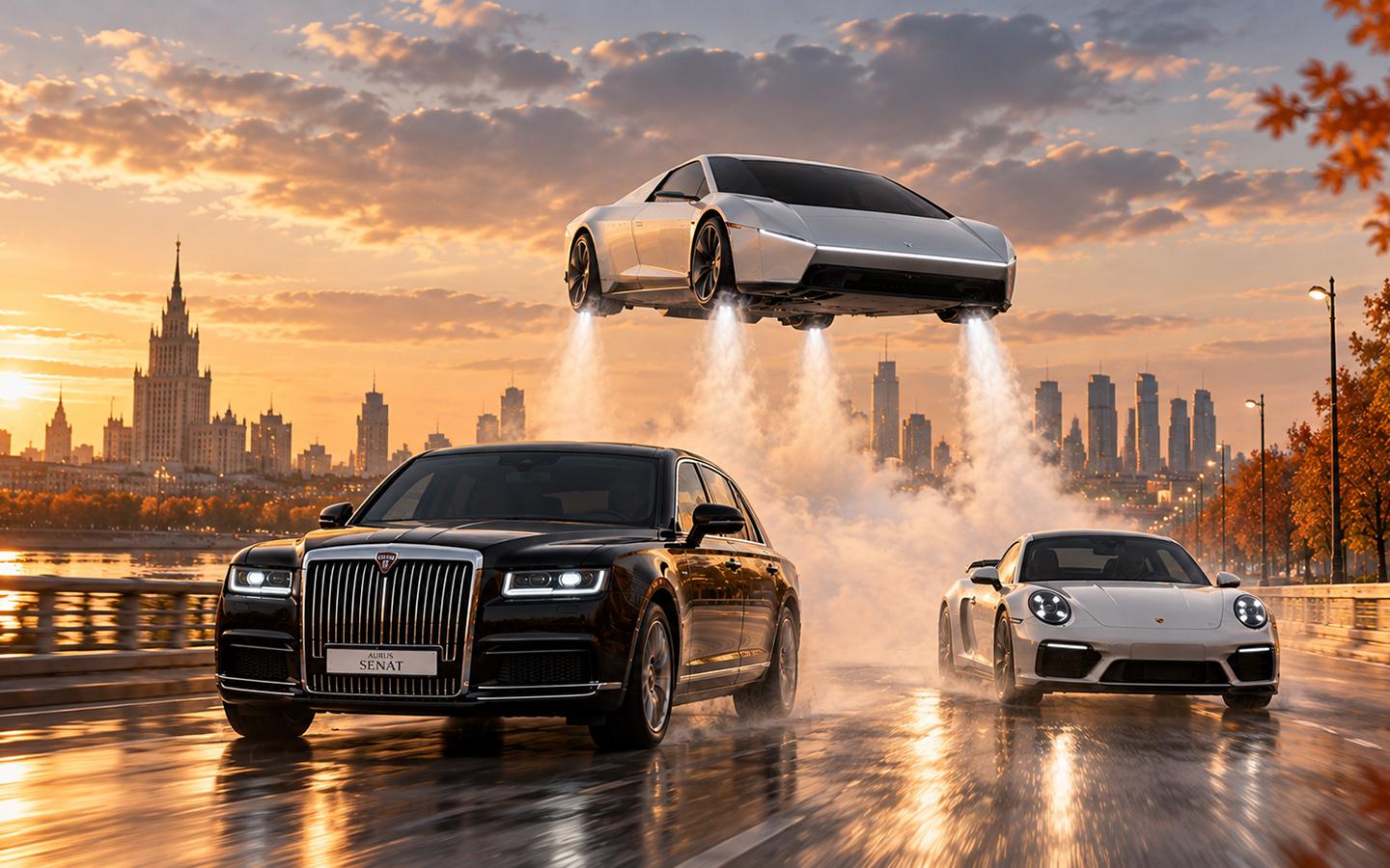 Новый Aurus Senat, летающая Tesla и автосалон в Париже. Итоги недели