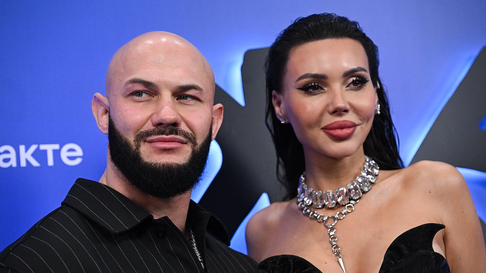 Оксана Самойлова и рэп-исполнитель Джиган