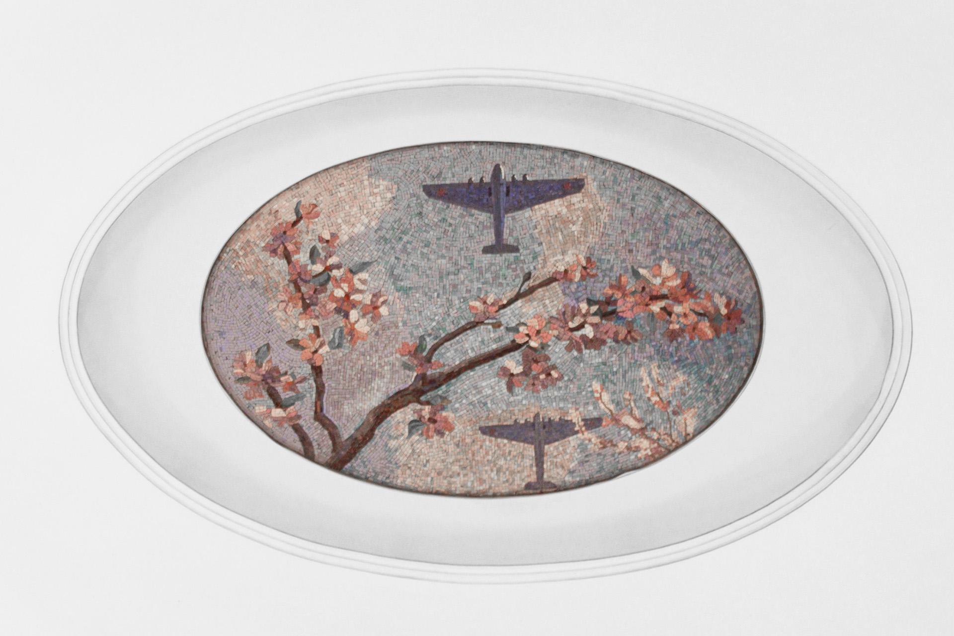 Мозаичные панно Владимира Фролова по эскизам Александра Дейнеки