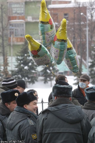 Митинг против полицейского произвола в Казани 