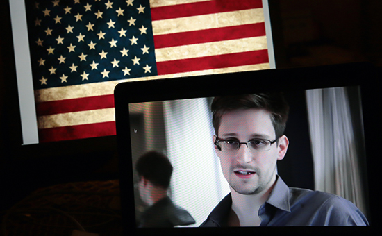 Бывший сотрудник Агентства национальной безопасности (АНБ) Эдвард Сноуден , 2014 год


