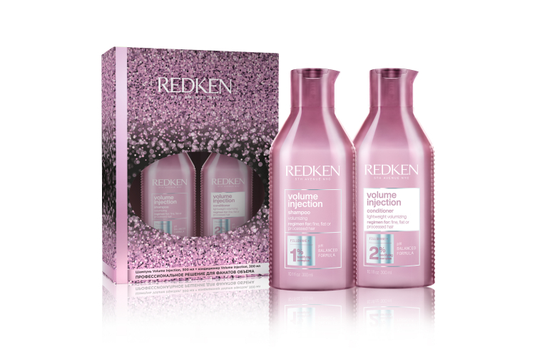 Набор для фанатов объема Volume Injection, Redken, 2900 руб. (Ozon)