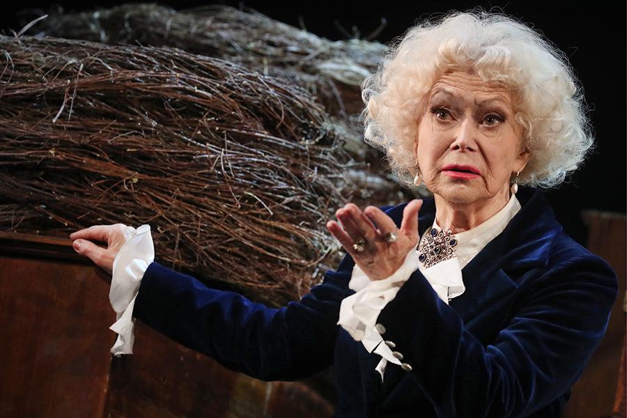 Светлана Немоляева в спектакле &laquo;Бешеные деньги&raquo; по пьесе А. Островского в постановке режиссёра А. Шульева, приуроченного к юбилею актрисы, театра им. Вл. Маяковского, Москва, 5 апреля 2017 года