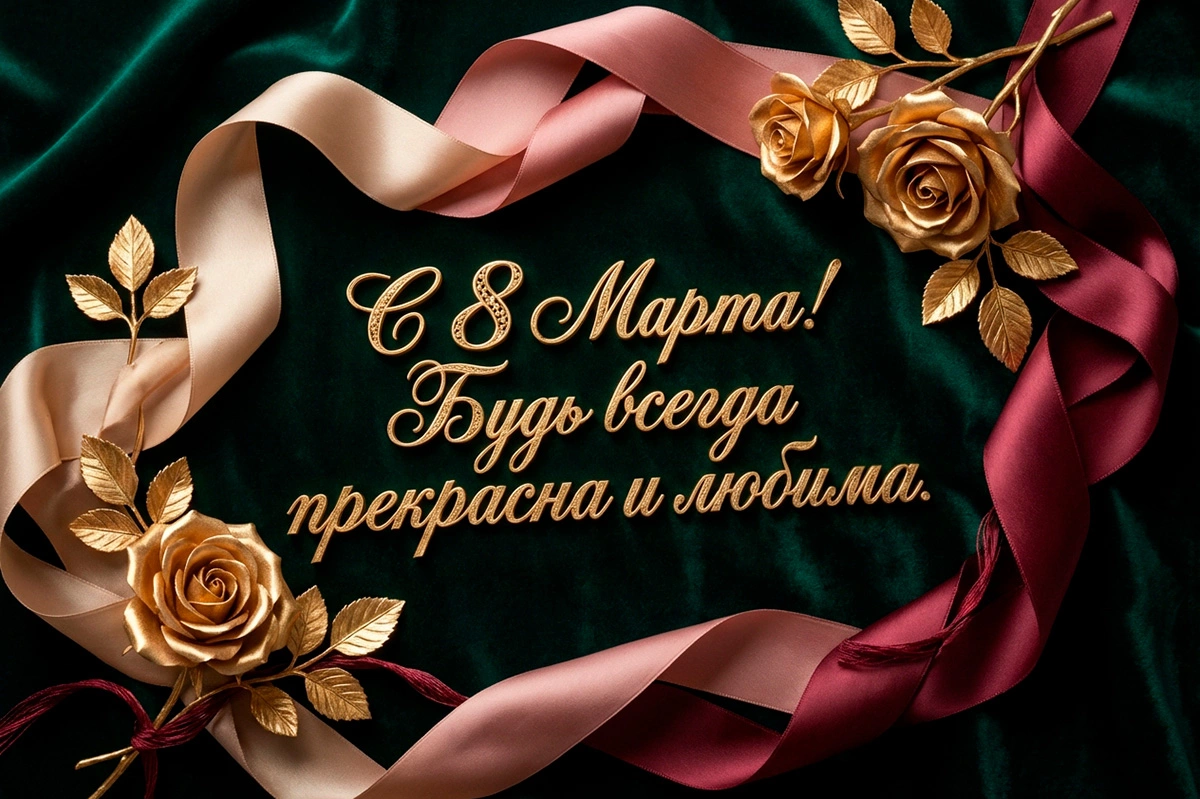Открытки на 8 Марта: 20 вариантов для поздравления близких и знакомых