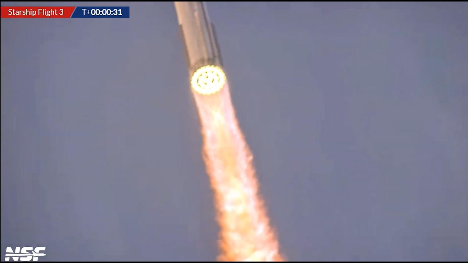 SpaceX потеряла прототип корабля Starship в третьем испытательном полете