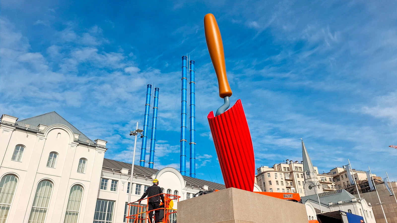 В Москве установили «Садовую лопатку»