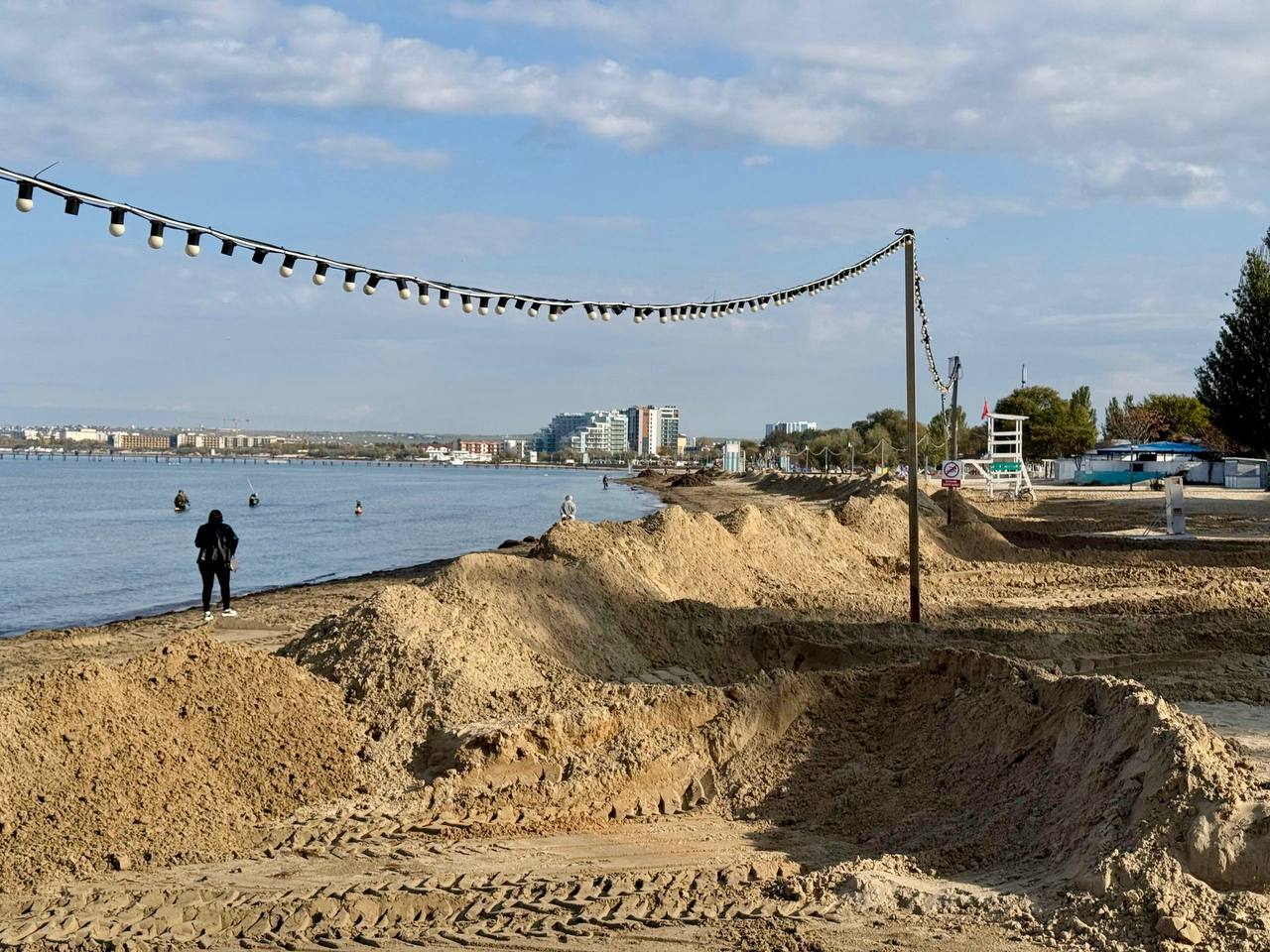 Защитный вал в Анапе