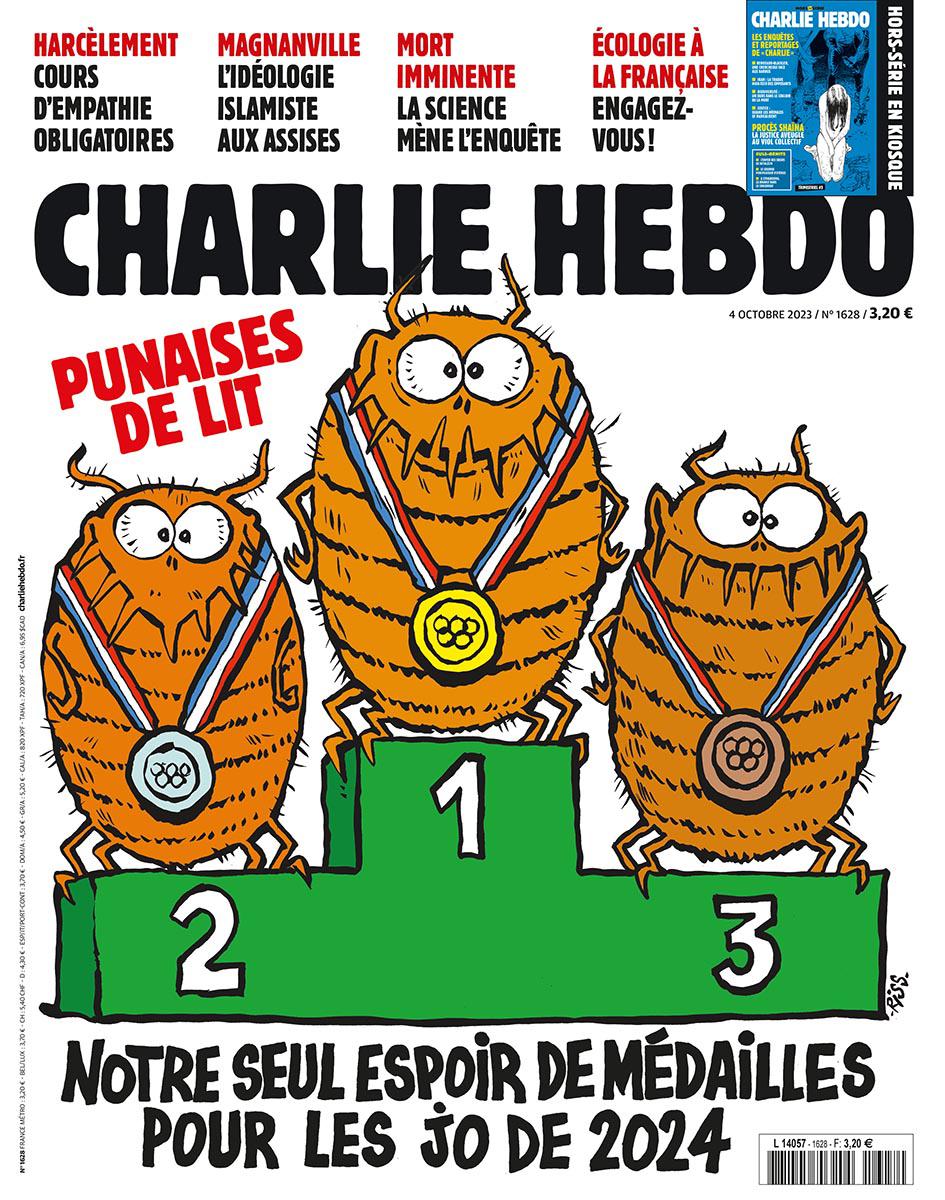 Карикатура в Charlie Hebdo по поводу нашествия клопов в Париже
