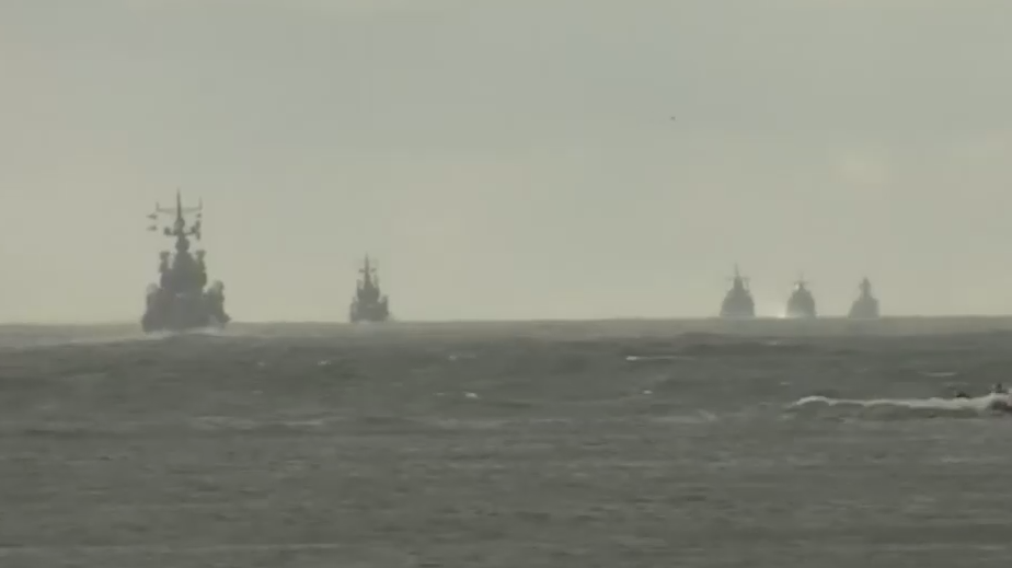 Россия начала учения в Балтийском море