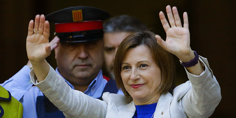 Суд согласился отправить в тюрьму спикера парламента Каталонии