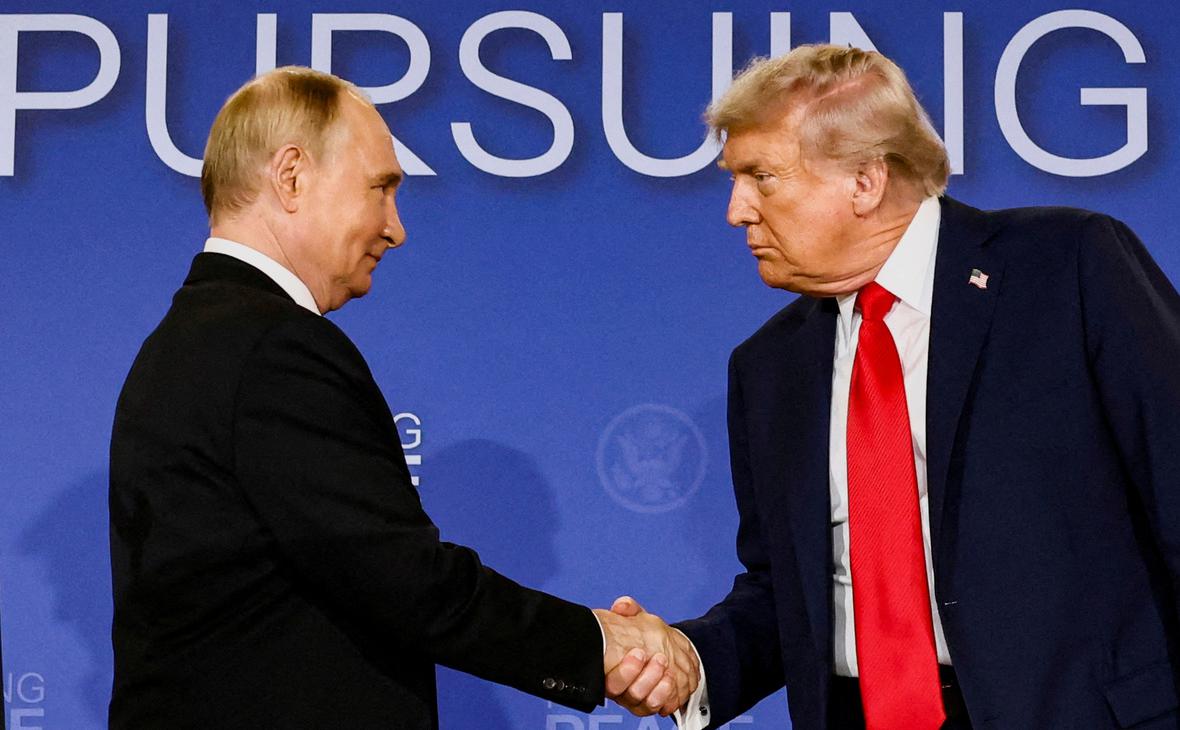 Владимир Путин и Дональд Трамп на Аляске 15 августа