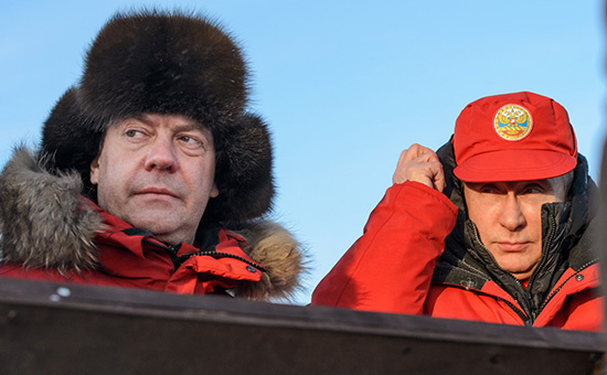 Дмитрий Медведев и&nbsp;Владимир Путин


