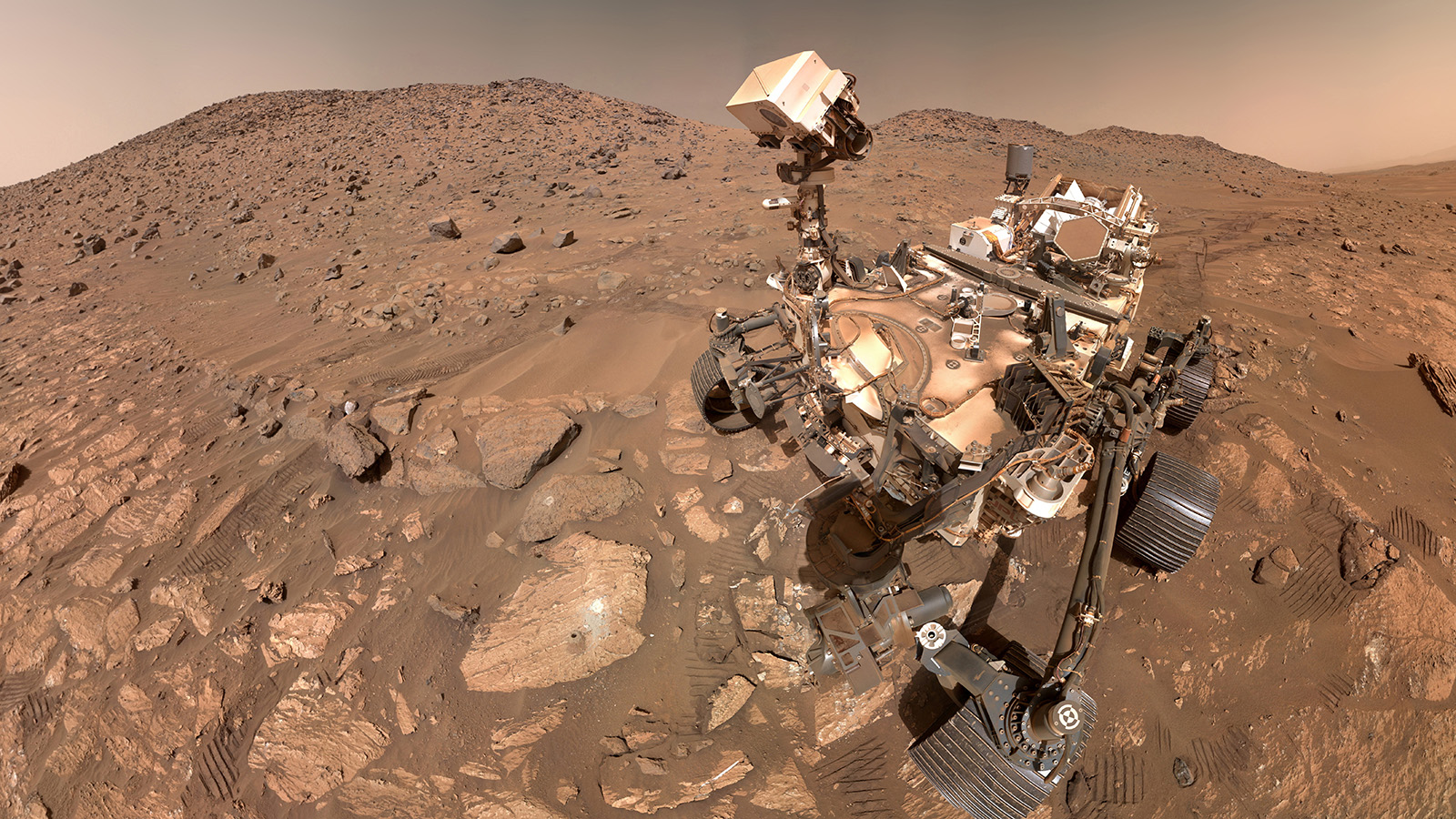 «Селфи», сделанное марсоходом NASA Perseverance. 10 сентября 2025 года