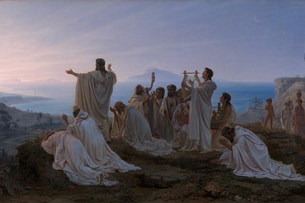 Федор Бронников, &laquo;Гимн пифагорейцев восходящему солнцу&raquo;, 1869