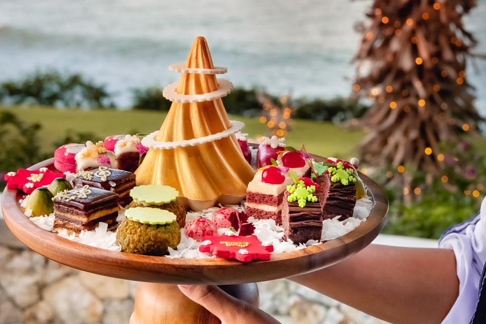 Блюдо праздничного меню отеля Raffles Bali