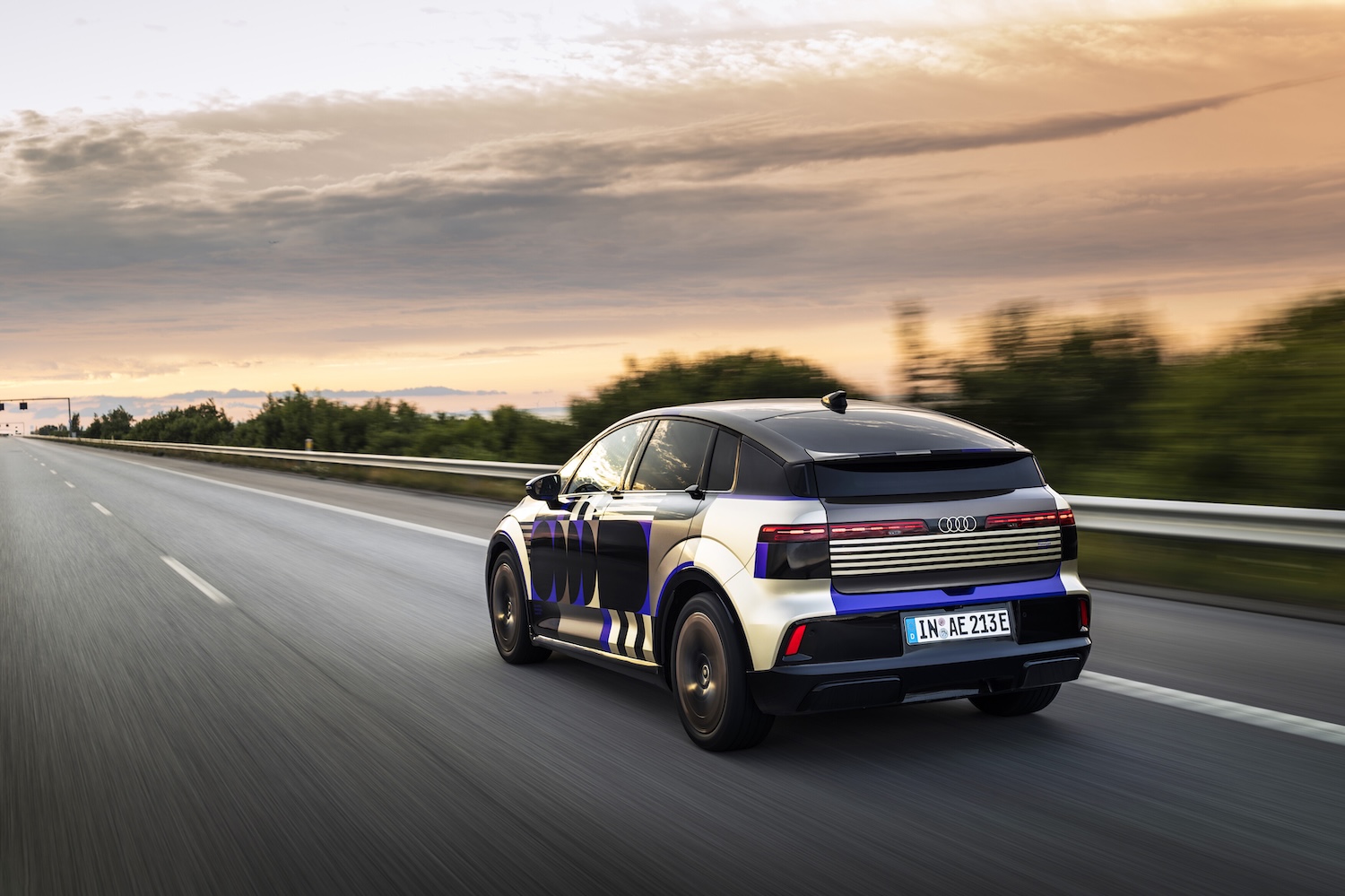 Audi A2 e-tron в камуфляже