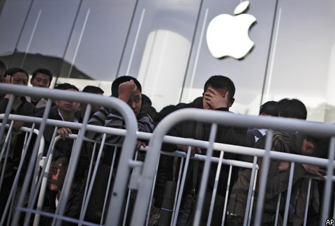 Начало продаж iPad2 в Китае едва не обернулось трагедией