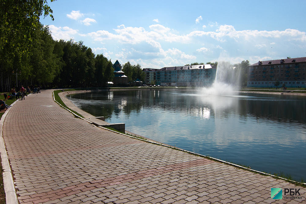 Городской парк в Зеленодольске реконструируют за 50 млн.рублей