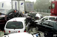 В Австрии произошло столкновение более чем 70 автомобилей, в результате погибли как минимум 3 человека