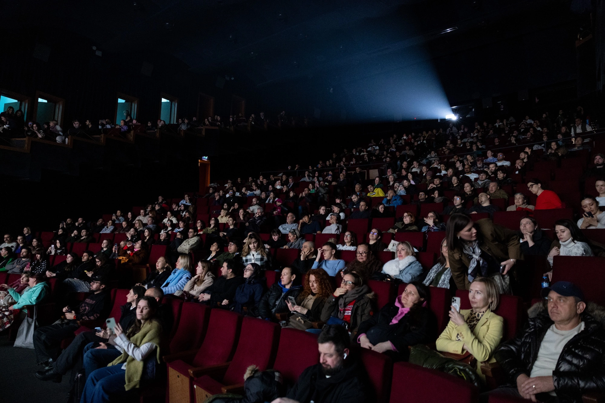 В зале кинотеатра Atlas