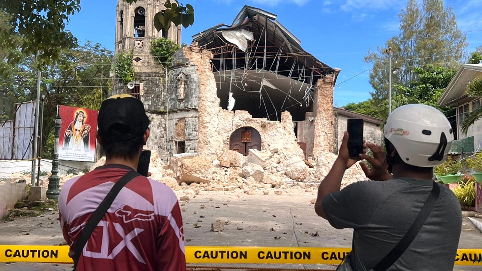 Последствия землетрясения магнитудой 6,9 баллов,Филиппины, 1 октября 2025 года