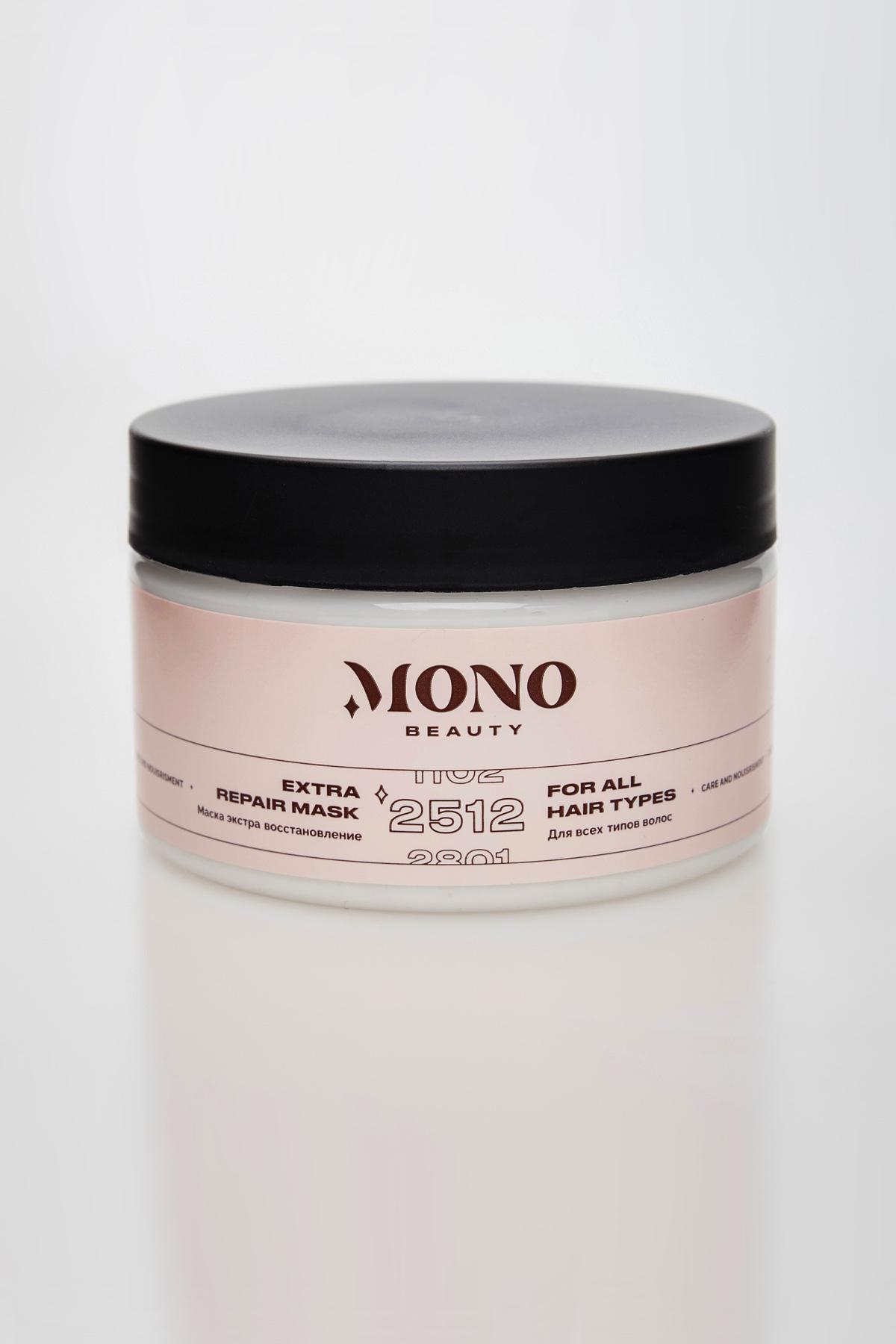 Маска для экстравосстановления для волос Extra Repair Mask For All Hair Types, Mono beauty, 555 руб. («Золотое яблоко»)