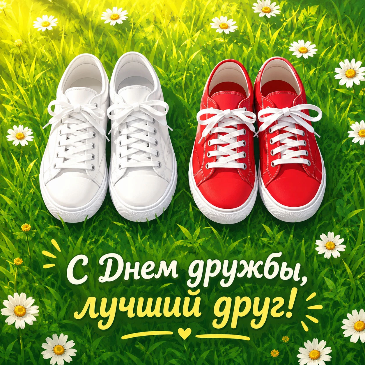 Открытка другу ко Дню дружбы