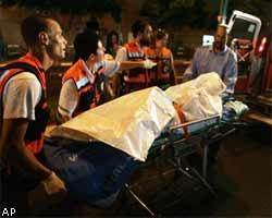 Взрыв в израильском городе Натанья, есть пострадавшие