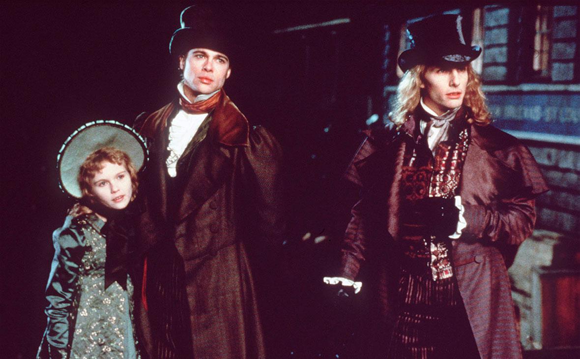 Кирстен Данст, Брэд Питт, Том Круз в фильме &laquo;Интервью с вампиром&raquo; Нила Джордана, 1994 год