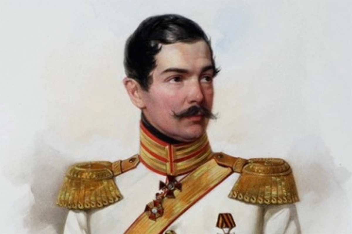 Петр Петрович Ланской. Портрет кисти Владимира Гау. 1847