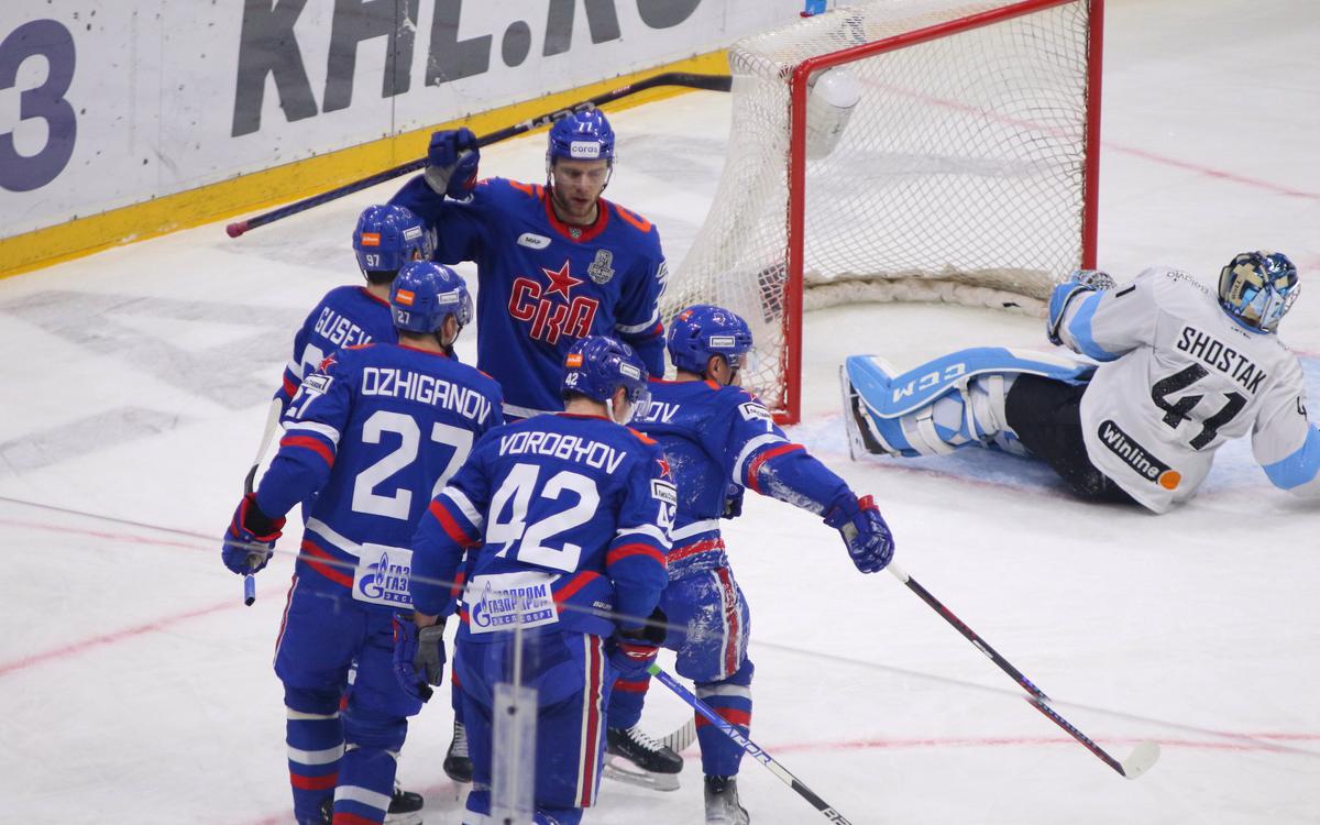 СКА разгромил минское «Динамо» и вышел вперед в серии плей-офф КХЛ