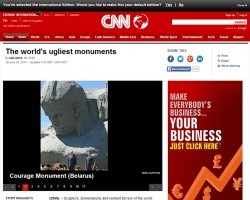 CNN удалила скандальный материал об уродливых памятниках