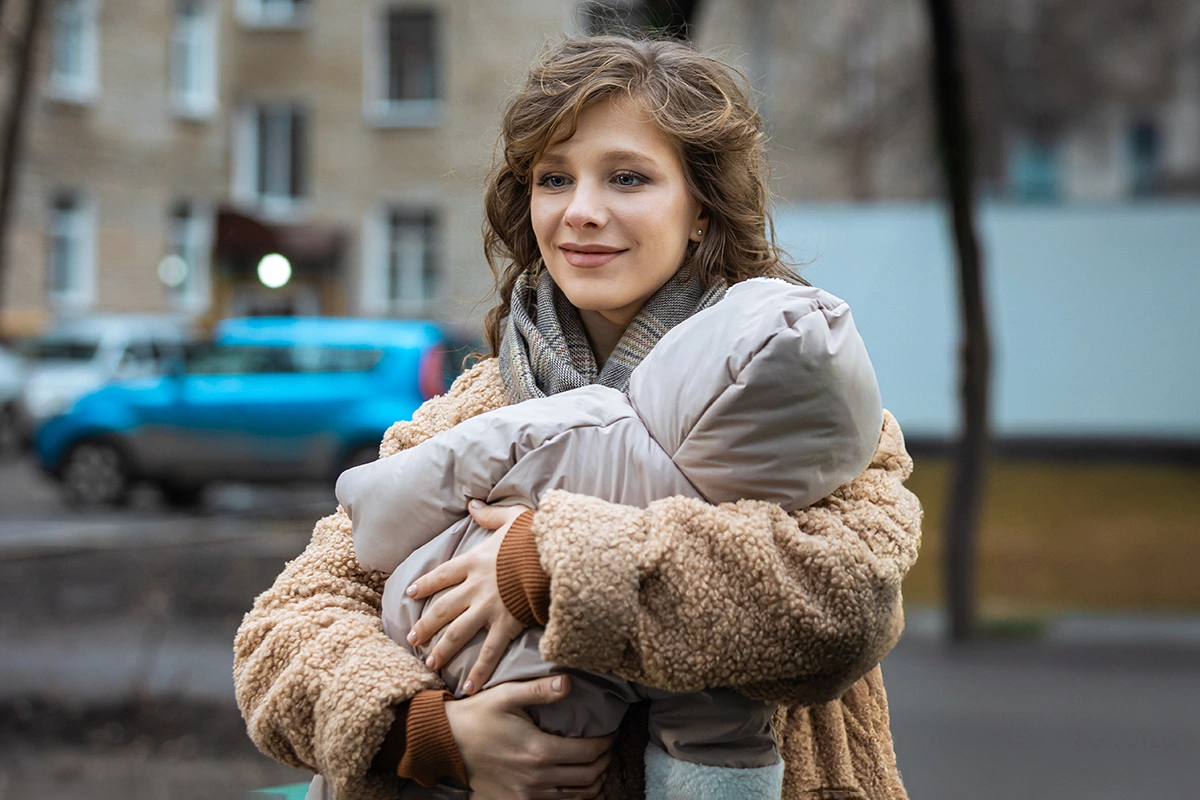 Елизавета Арзамасова на съемках пятого сезона «Папины дочки. Новые»