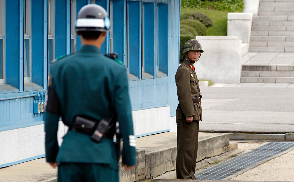 Граница между КНДР и Южной Кореей


