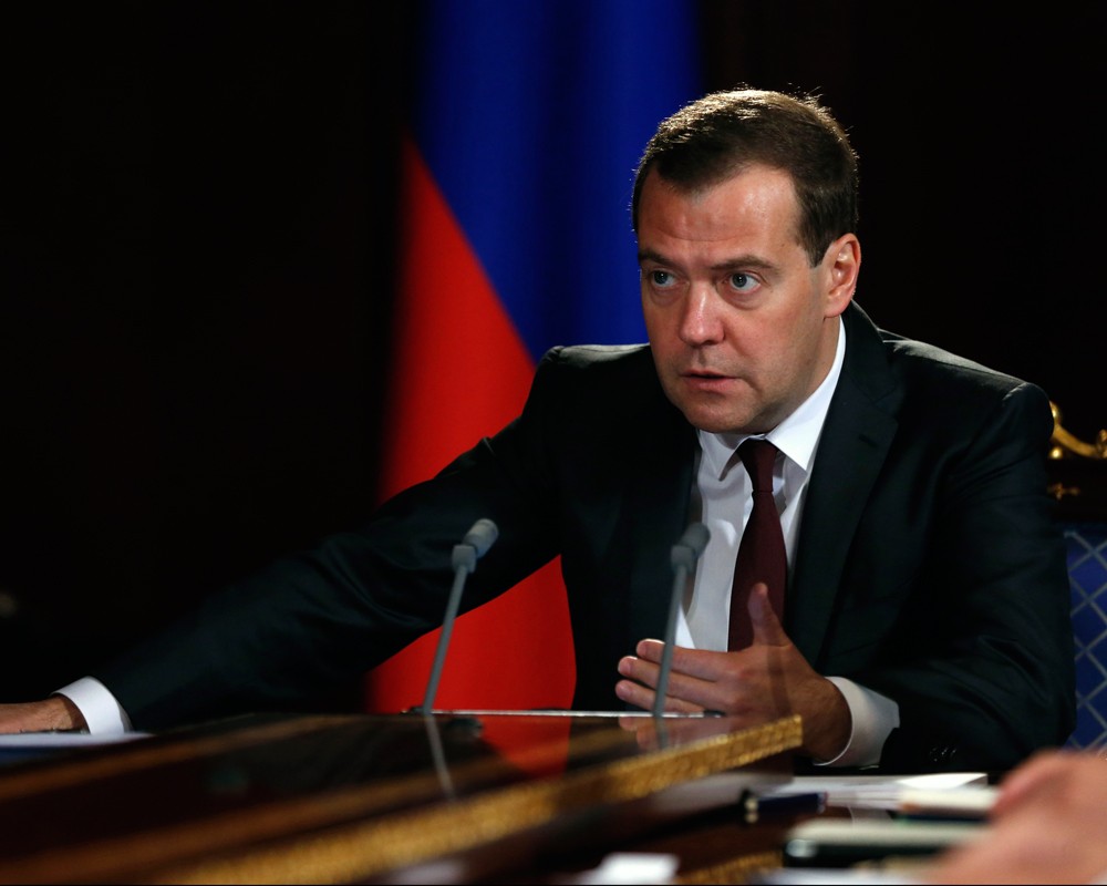 Премьер-министр России Дмитрий Медведев 