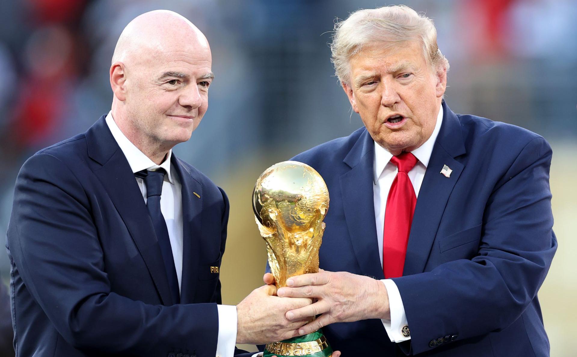 Джанни Инфантино и Дональд Трамп