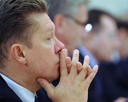 А.Миллер: Вопрос закачки газа в хранилища Украины - самый острый в переговорах