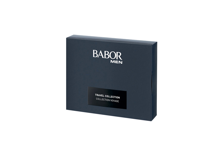 Набор Travel Set Babor Men, Babor включает в себя шампунь-гель для волос и тела, активатор энергии, гель для лица и век, успокаивающий крем для лица и век и концентрат после бритья