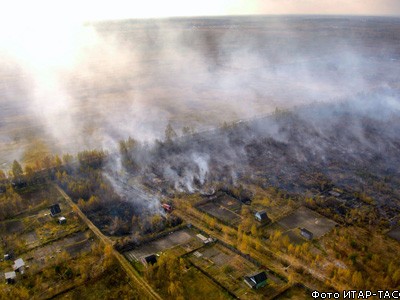 Центральная Россия во власти огня