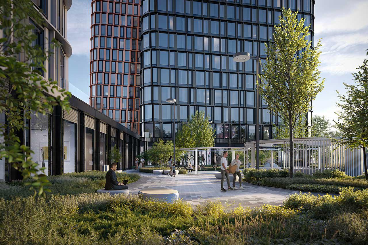 Закрытый двор премиум-квартала &laquo;Дом 56&raquo;