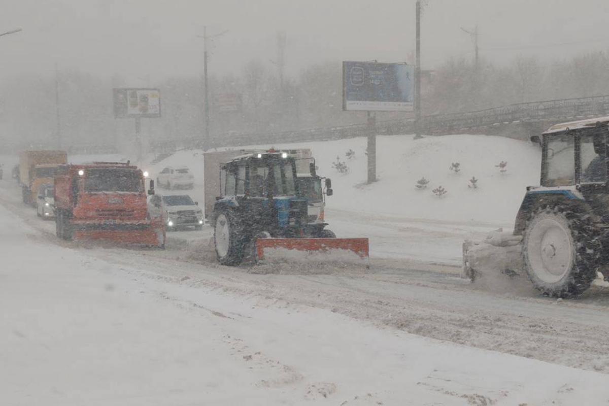 Снегопад во Владивостоке, 10 января 2026 года
