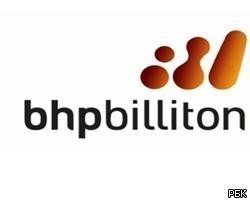 Чистая прибыль BHP Billiton упала на 56,5%