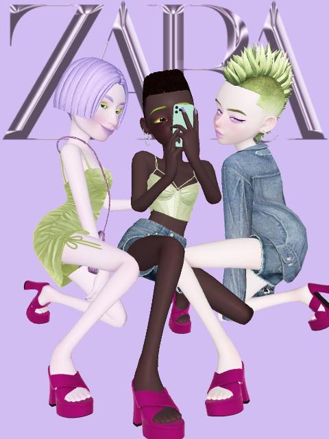 Бренд Zara в метавселенной Zepeto