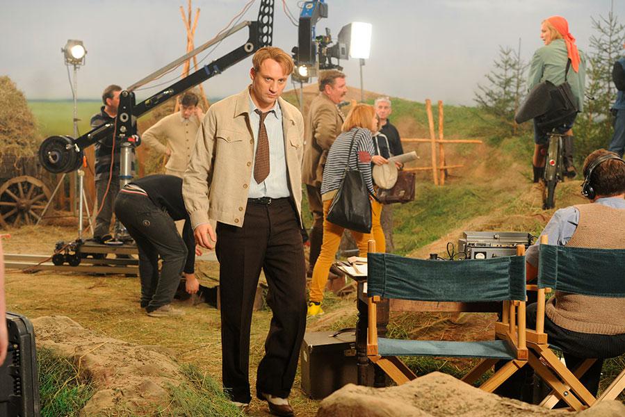 Анатолий Белый на съемках телесериала &laquo;Орлова и Александров&raquo;, 2013 год